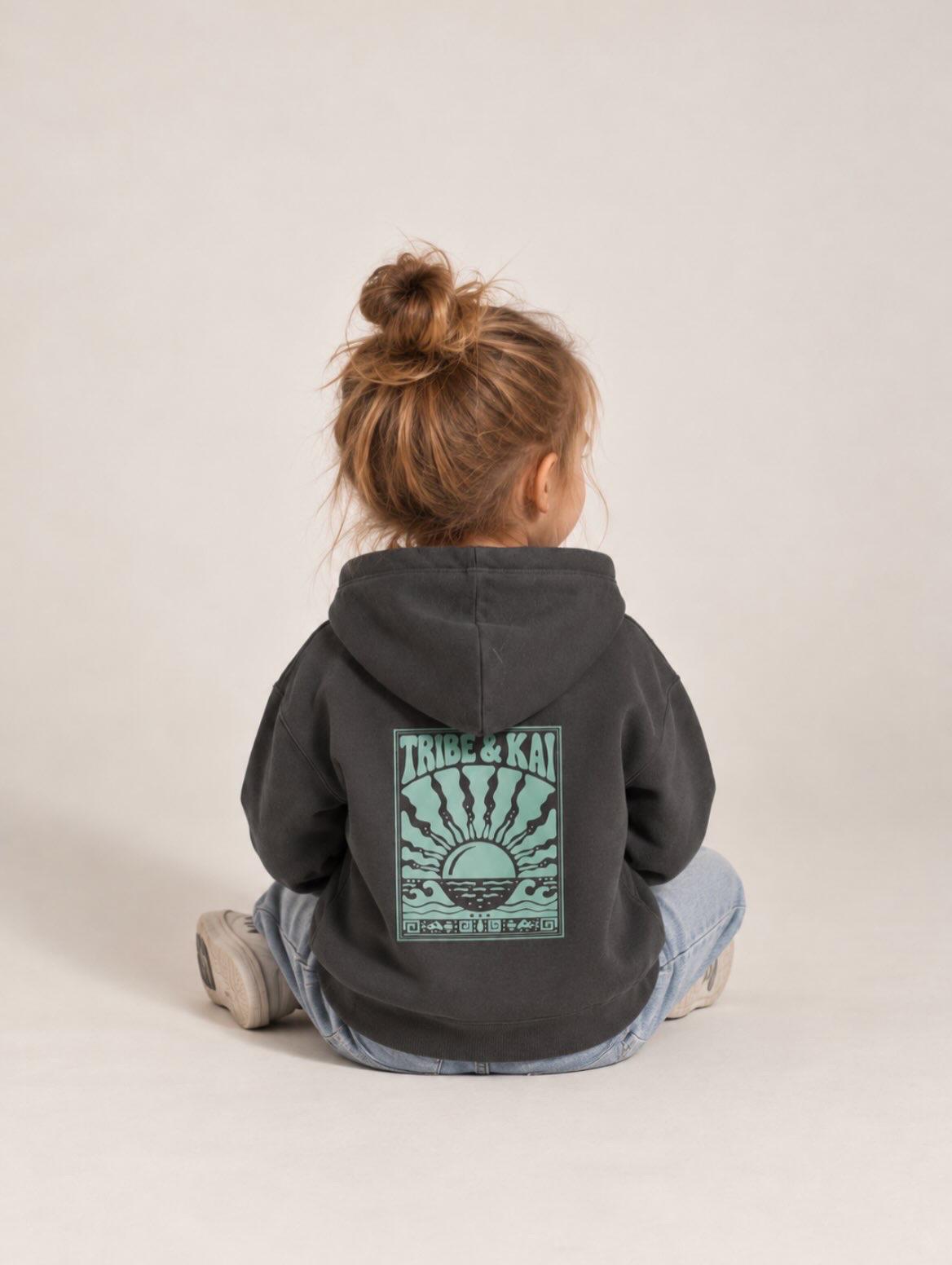 SUDADERA CAPUCHA ATARDECER KIDS